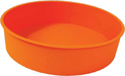 Casabella Round Cake Pan Silicone Orange Each