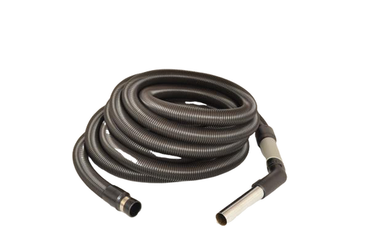 HOSE COMPLETE-30FT,CENTRAL VAC,CRUSH PROOF,BLACK