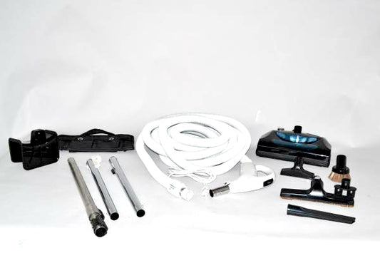 35' Central Vac Attachement Kit with Pigtail Connection - Fits Many Built In Vacuum Brands