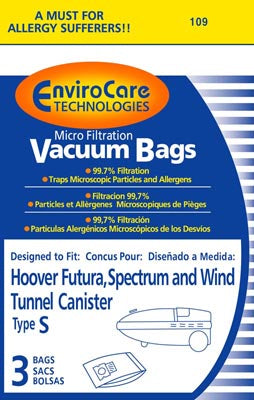 Hoover S Micro Lined Vacuum  Bags Super Saver - Generic - 36 Pack