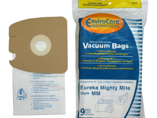 Eureka MM Micro Filteration Vacuum Bags - Generic - 9 pack