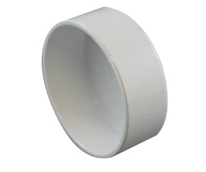 Slip Cap for 2" Central Vacuum Pipes White 