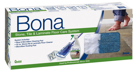 Bona WM710013359 4-Piece Floor-Care System for Stone, Tile, and Laminate Surfaces