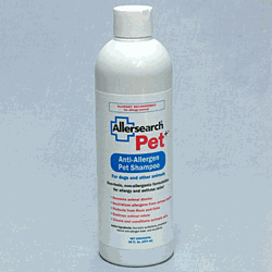 Allersearch Pet+ Shampoo - 16oz Removes Pet Dander  Neutralizing Allergens