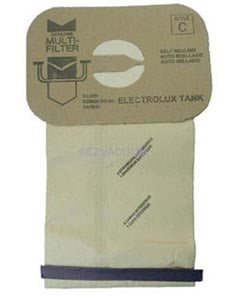 Electrolux Style C Vacuum bags for Electrolux Metal Canisters - 100 pack