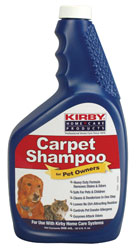 Kirby Carpet Shampoo 235506S for Pet Owners Extractor Version - 32 Oz