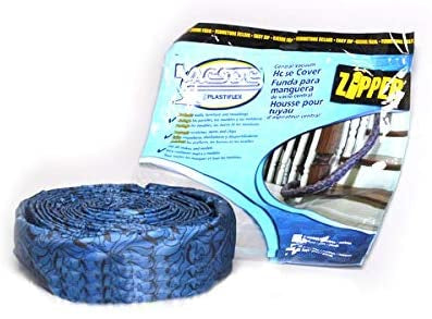 Plastiflex Vacuum 35 Foot, Blue Hose Sock with Zipper # VS-PZBL35